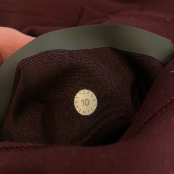 Pants - Maroon lulu lemons